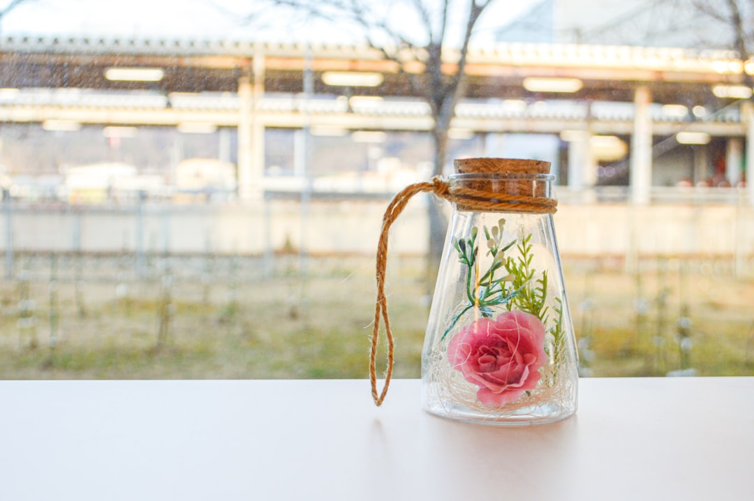 Photo Glass jar