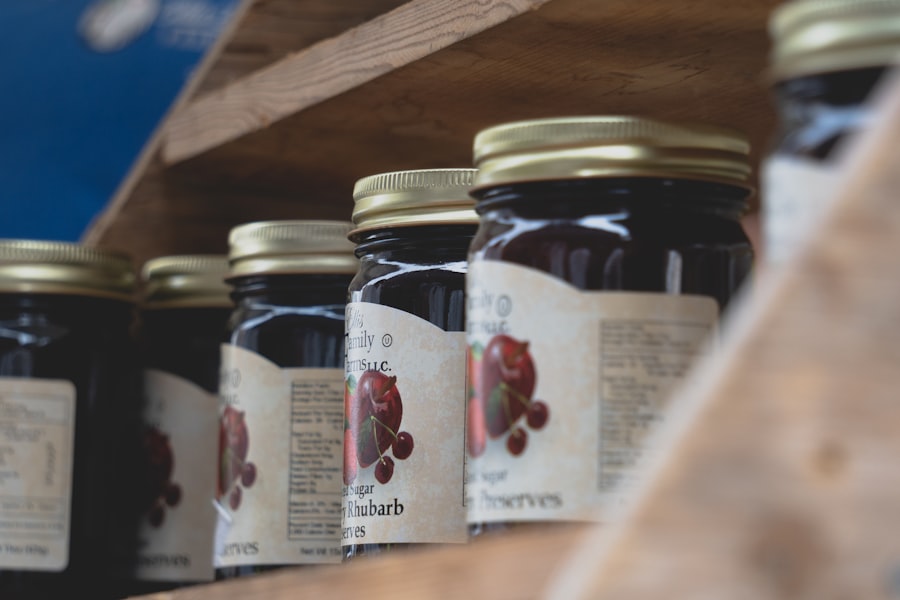 Photo Glass jar